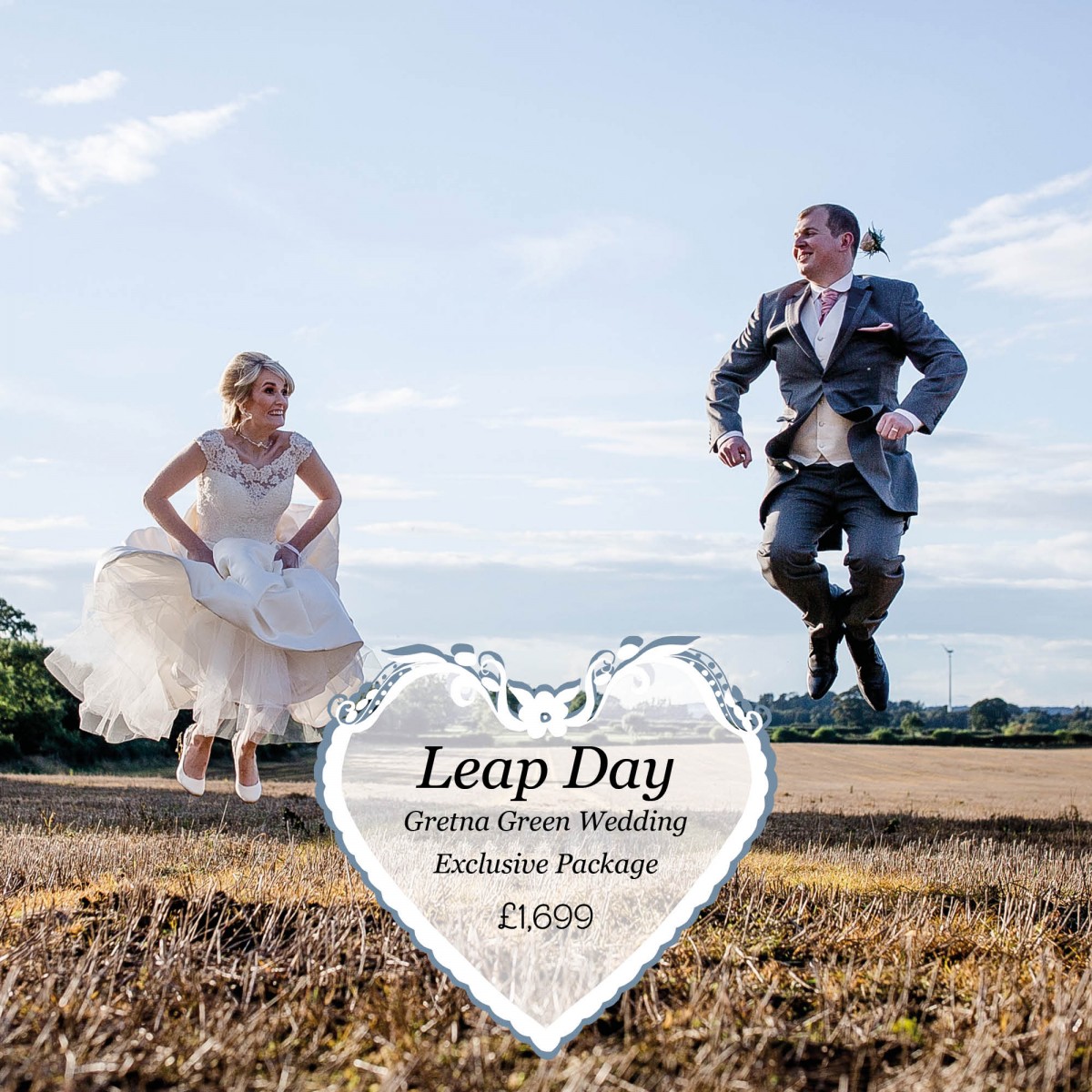 Gretna Green Leap Day Wedding Special Offer for 2 Gretna Green Weddings