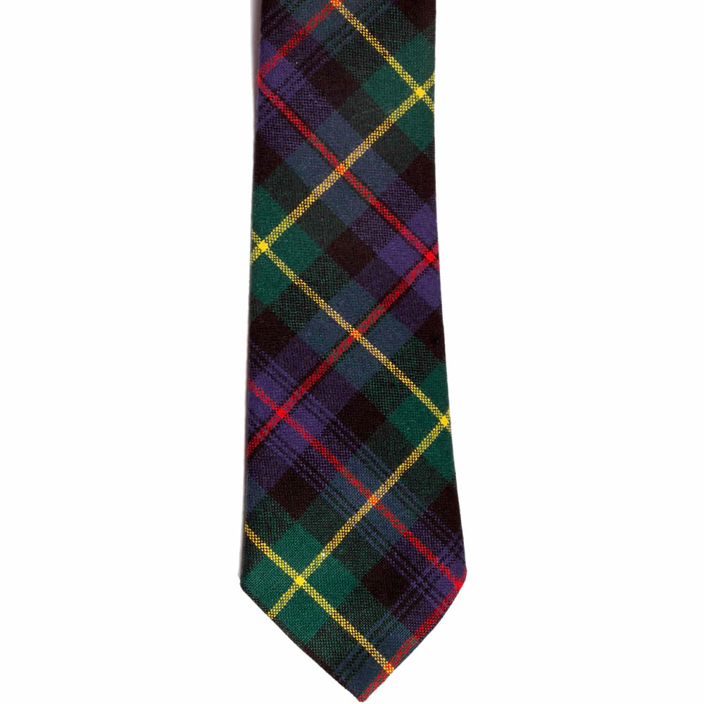 Farquharson Tartan Tie 100% Wool Plaid Tie