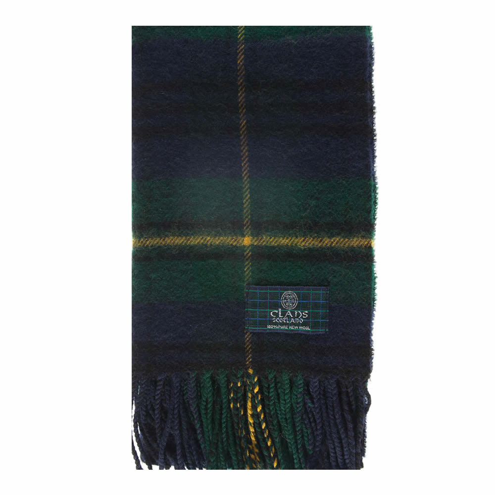 Johnstone Tartan Scarf 100% Wool Scottish Plaid