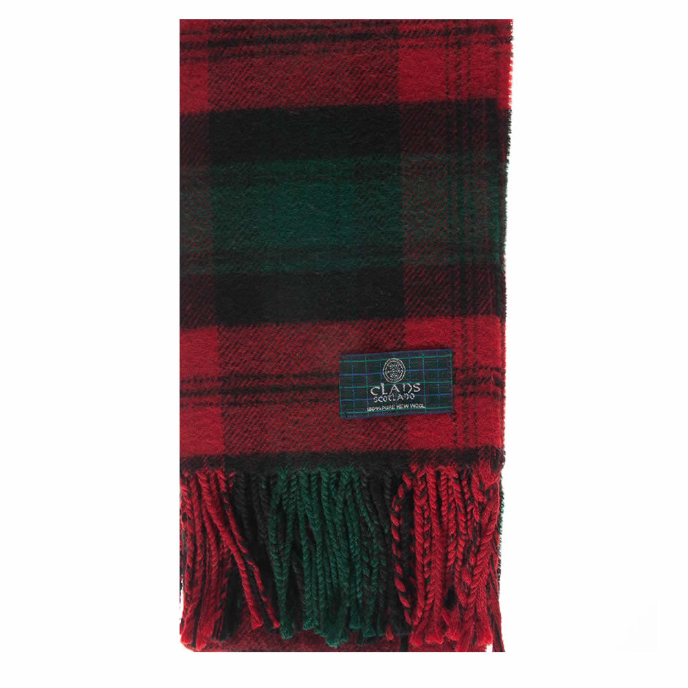 Kerr Tartan Scarf 100% Wool Scottish Plaid