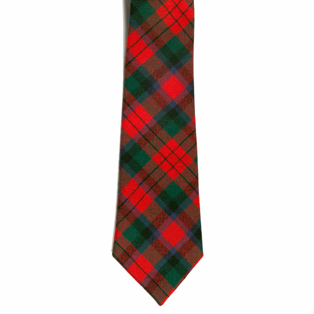 MacDuff Tartan Tie 100% Wool Plaid Tie