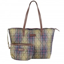 barbour witford quilted tote bag