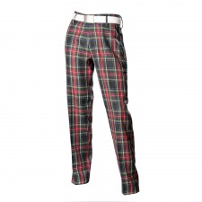 Mens Douglas Tartan Trousers, Plaid Pants Ideal for Golfing